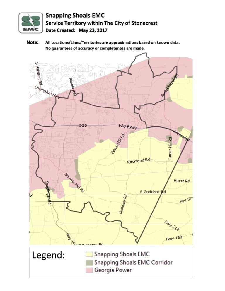 City of Stonecrest responds to Snapping Shoals’ customers concerning
