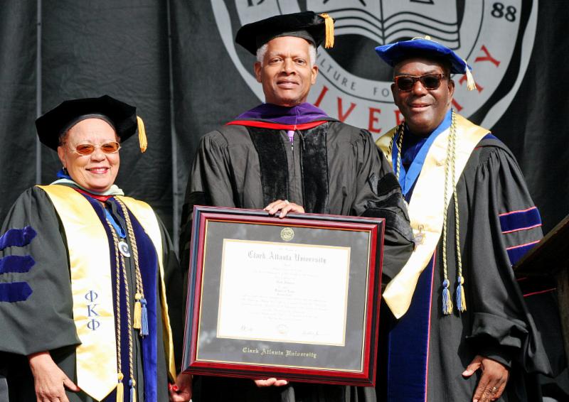 Rep. Johnson awarded Honorary Doctorate from Alma Mater Clark ATL
