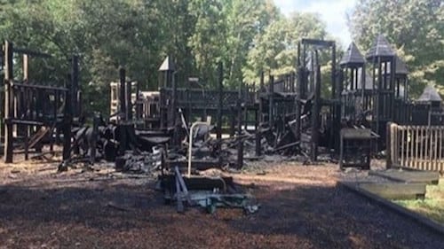 arson playground fire