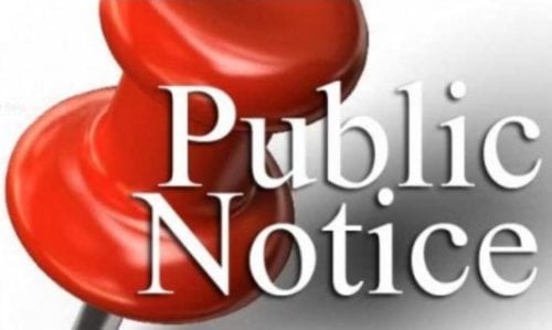 Public Notice meeting