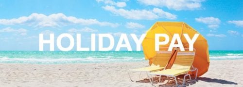 holiday pay