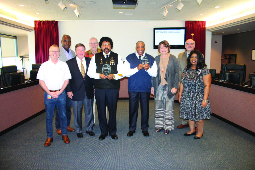 MARTA Million Mile Safe Driver awardees and Board Members