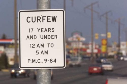 curfew