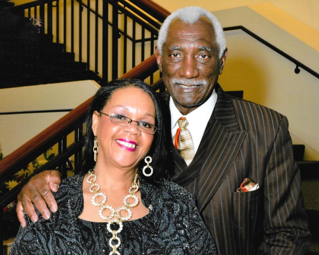Rev. Cheviene Jones and wife Berta Jones