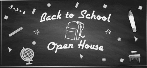 back to school open house