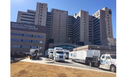 Grady Hospital opens mobile emergency unit for flu care