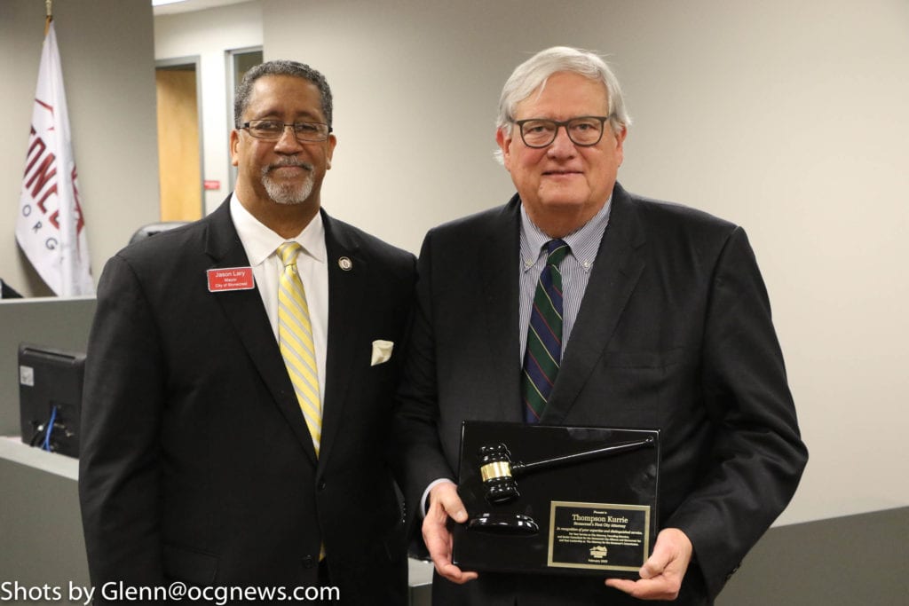 Mayor Jason Lary AND Tom Kurrie
