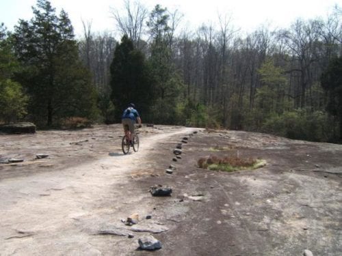 mountain bike trail