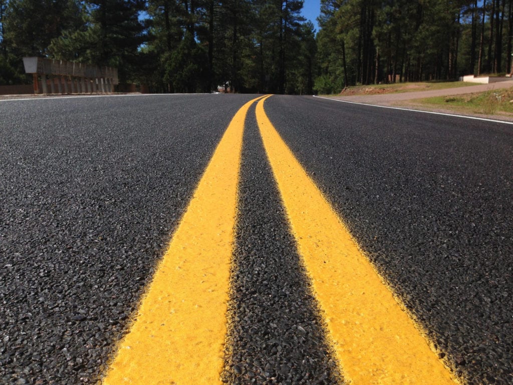 paved road
