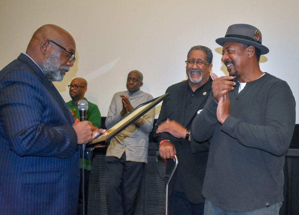 Mayor Rob Turner and Robert Townsend