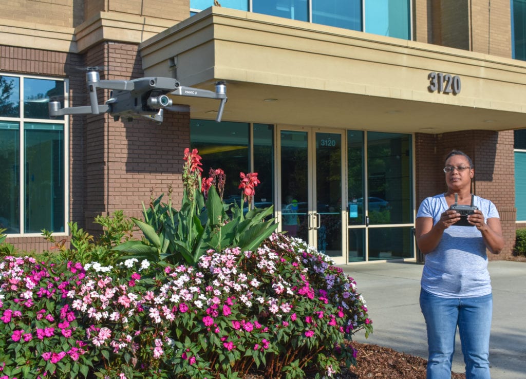 Angela Venable and the Drone