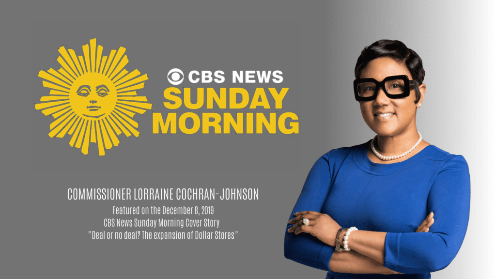 Commissioner Lorraine Cochran-Johnson on CBS Sunday Morning