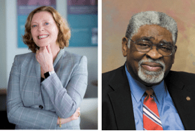 Dr. Claire Sterk and Dr. Eugene Walker