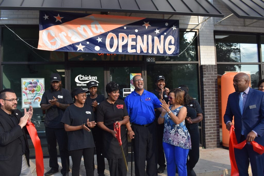 Angela Zimmerman at Grand Opening