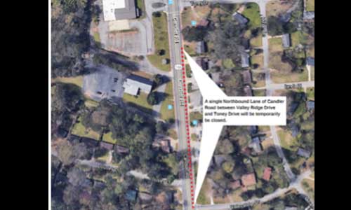 Map Candler Rd