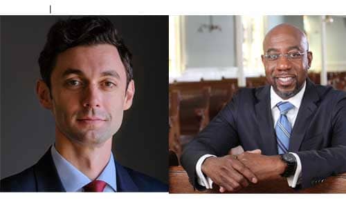 Jon Ossoff and Raphael warnock